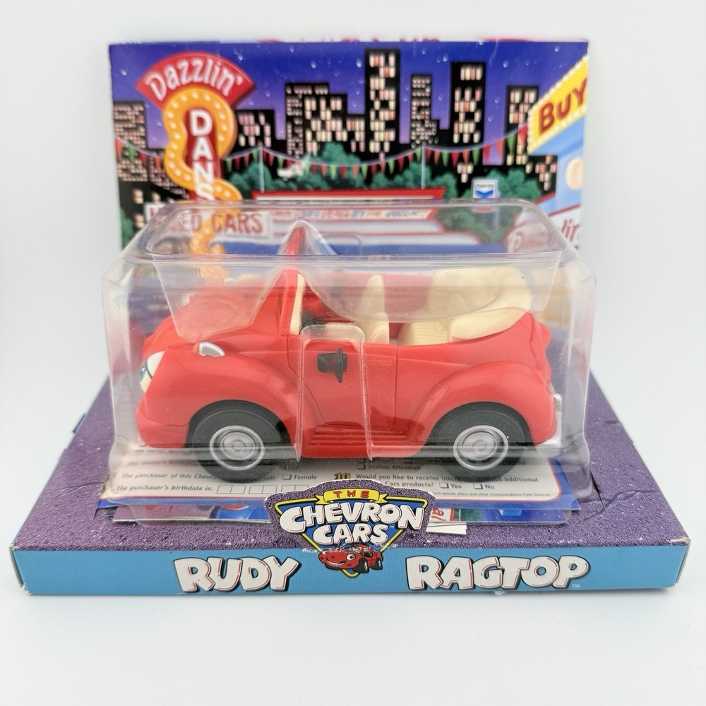 Vintage 1999 Chevron Cars‎ Collectible - Rudy Ragtop - New in Box K
